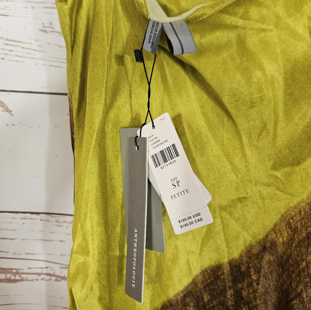 NWT Anthropologie | Bl-nk | Multicolored Slip Maxi Dress PETITE - Picture 7 of 8